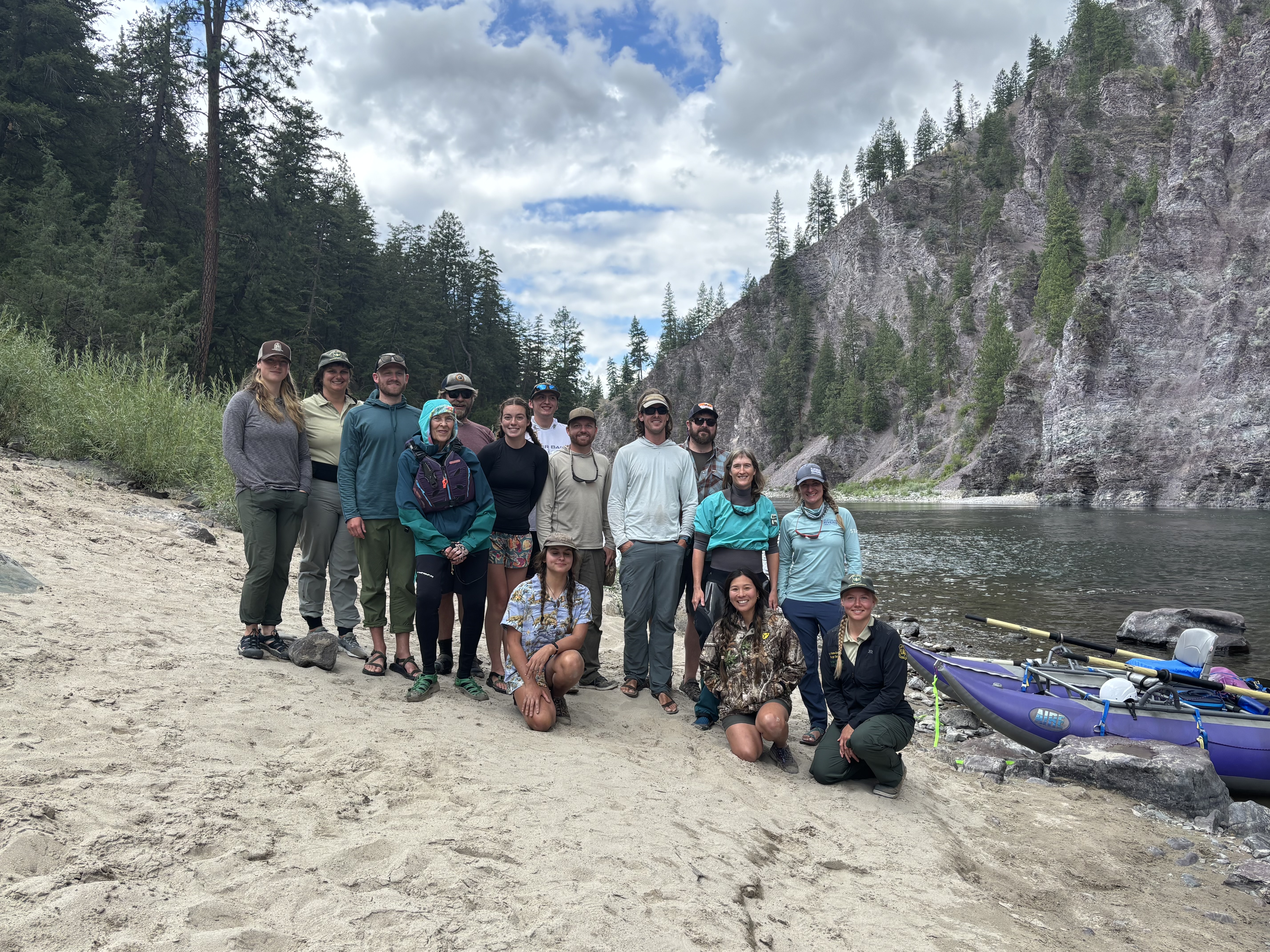 Albertson Gorge, Clark Fork River, July 2025