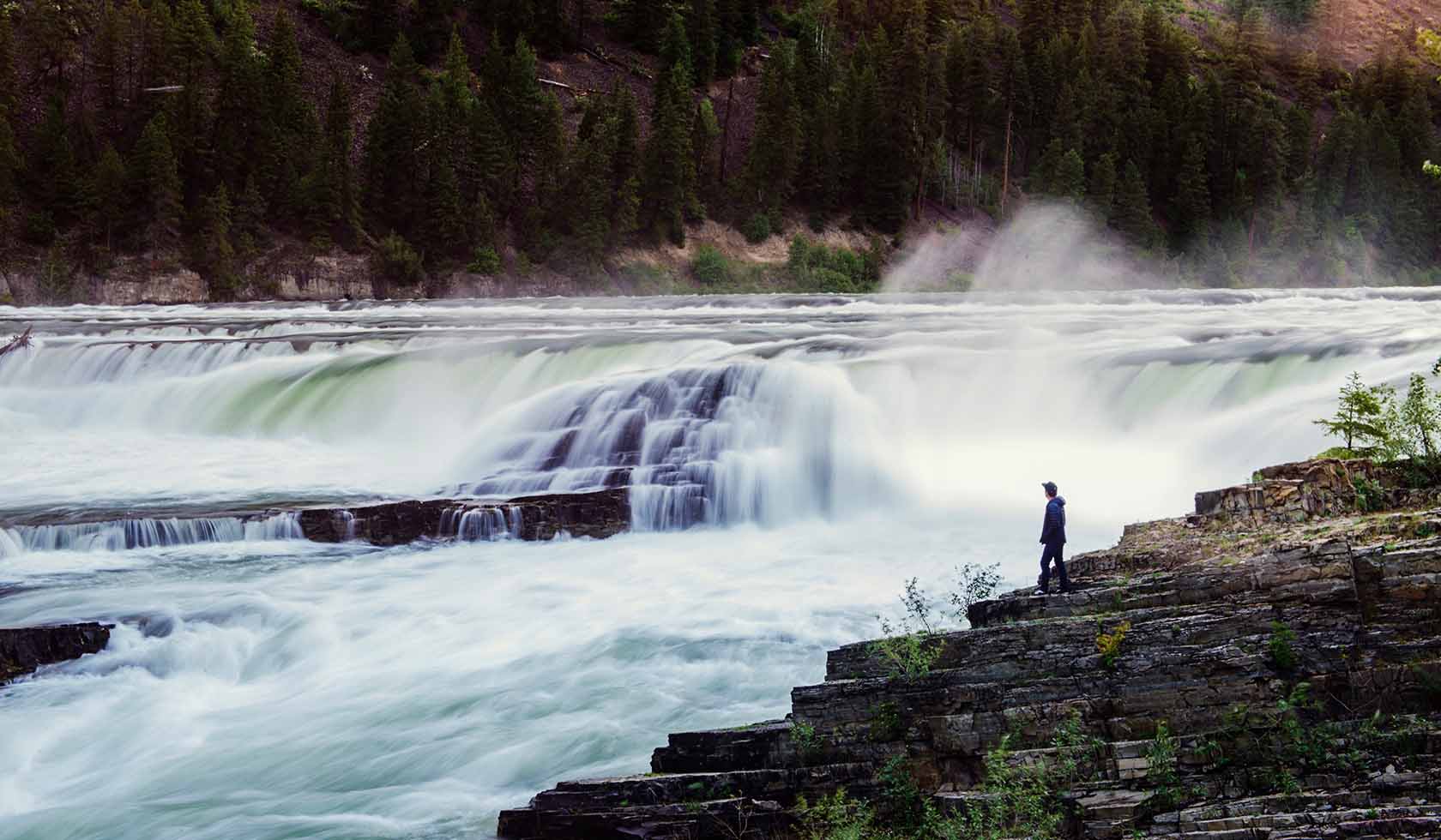 Kootenai Falls. Photo courtesy of Montana Fish Wildlife and Parks.