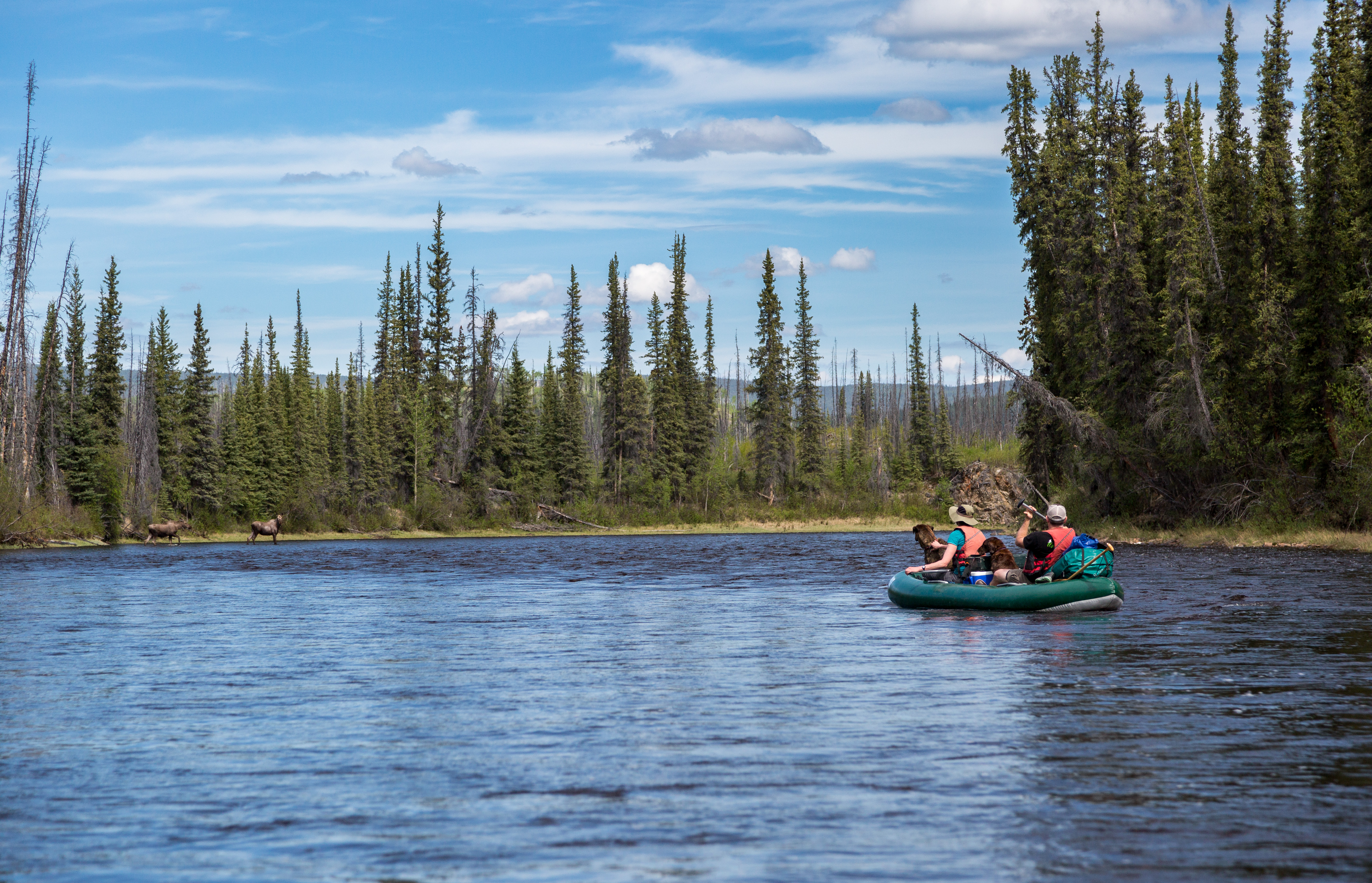 Boating on Dennison Fork