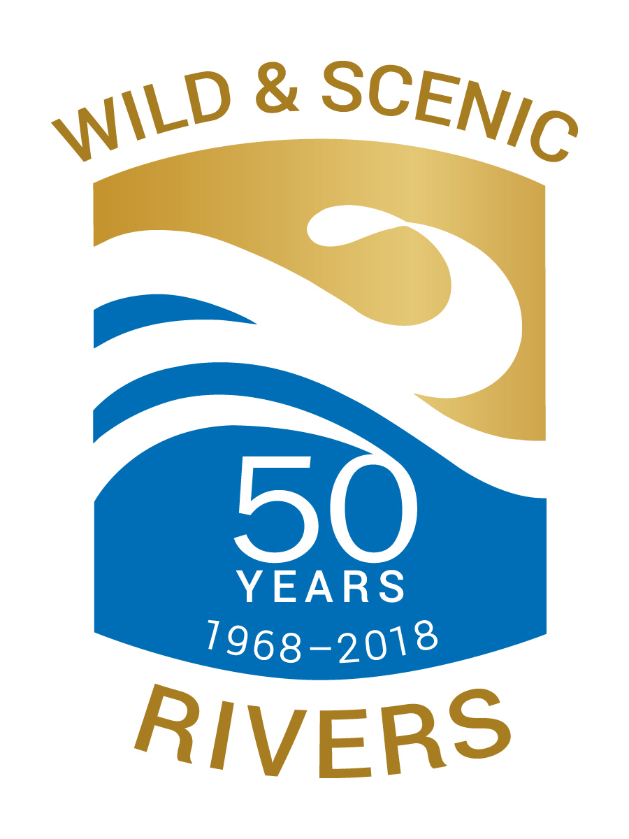 Wild and Scenic Rivers 50th Anniversary Logo