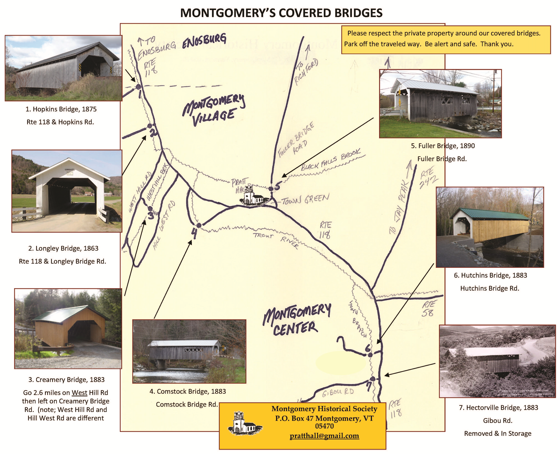 Montgomery Historical Society Covered Bridges