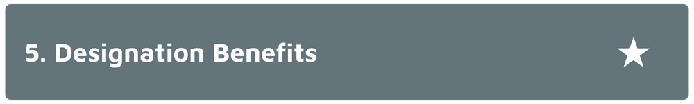 Designation Benefits