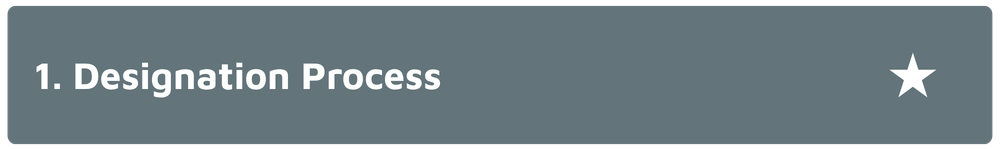 Designation Process