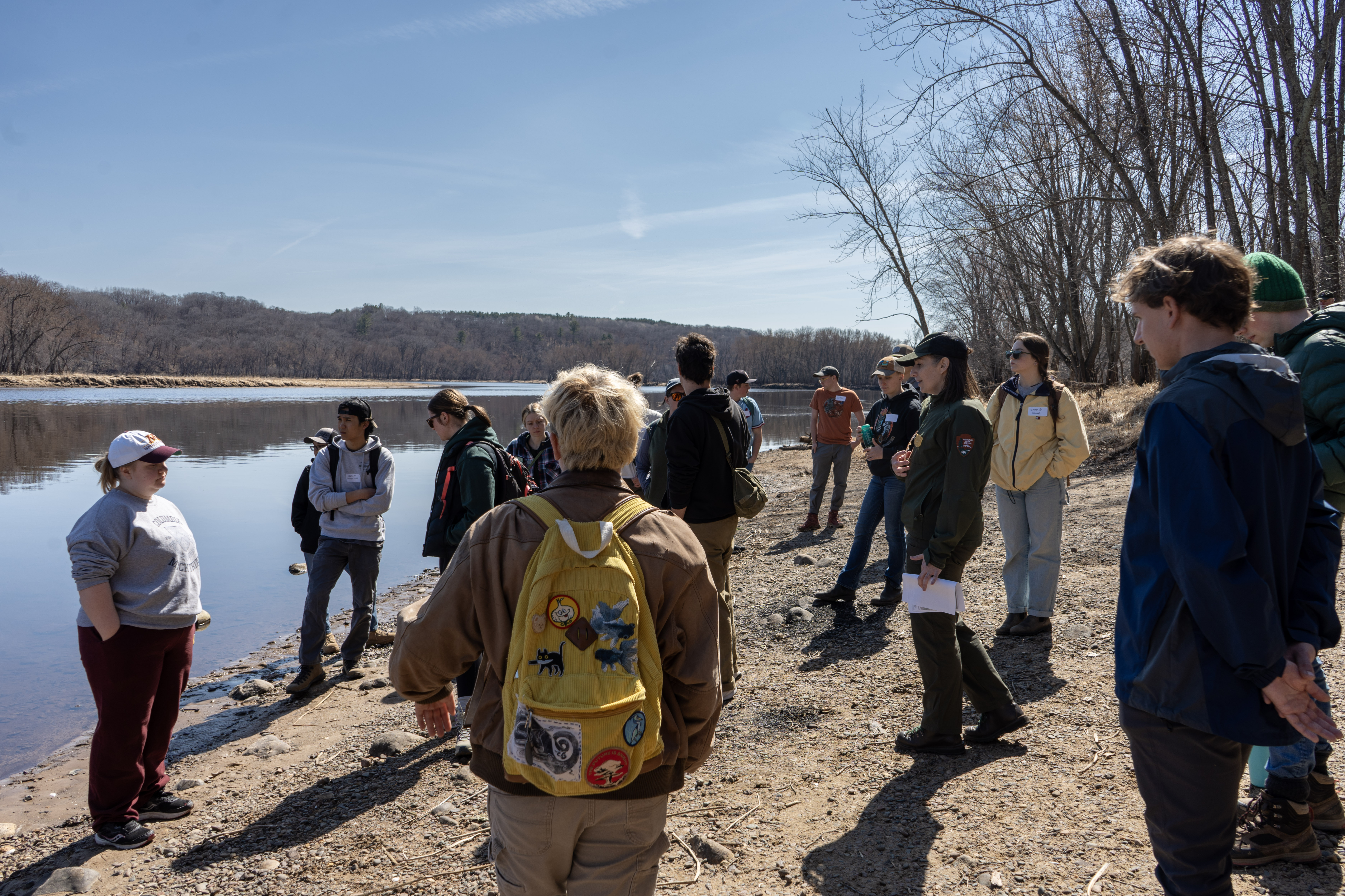 UMN Field Trip to St. Croix River. Photo by Isaac Schultz.