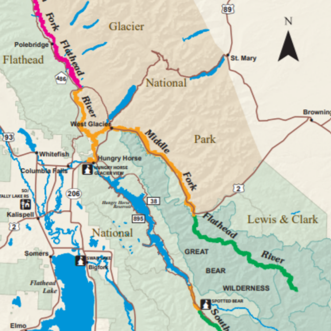 Three Forks of the Flathead River