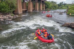 Rafting the Downtown James