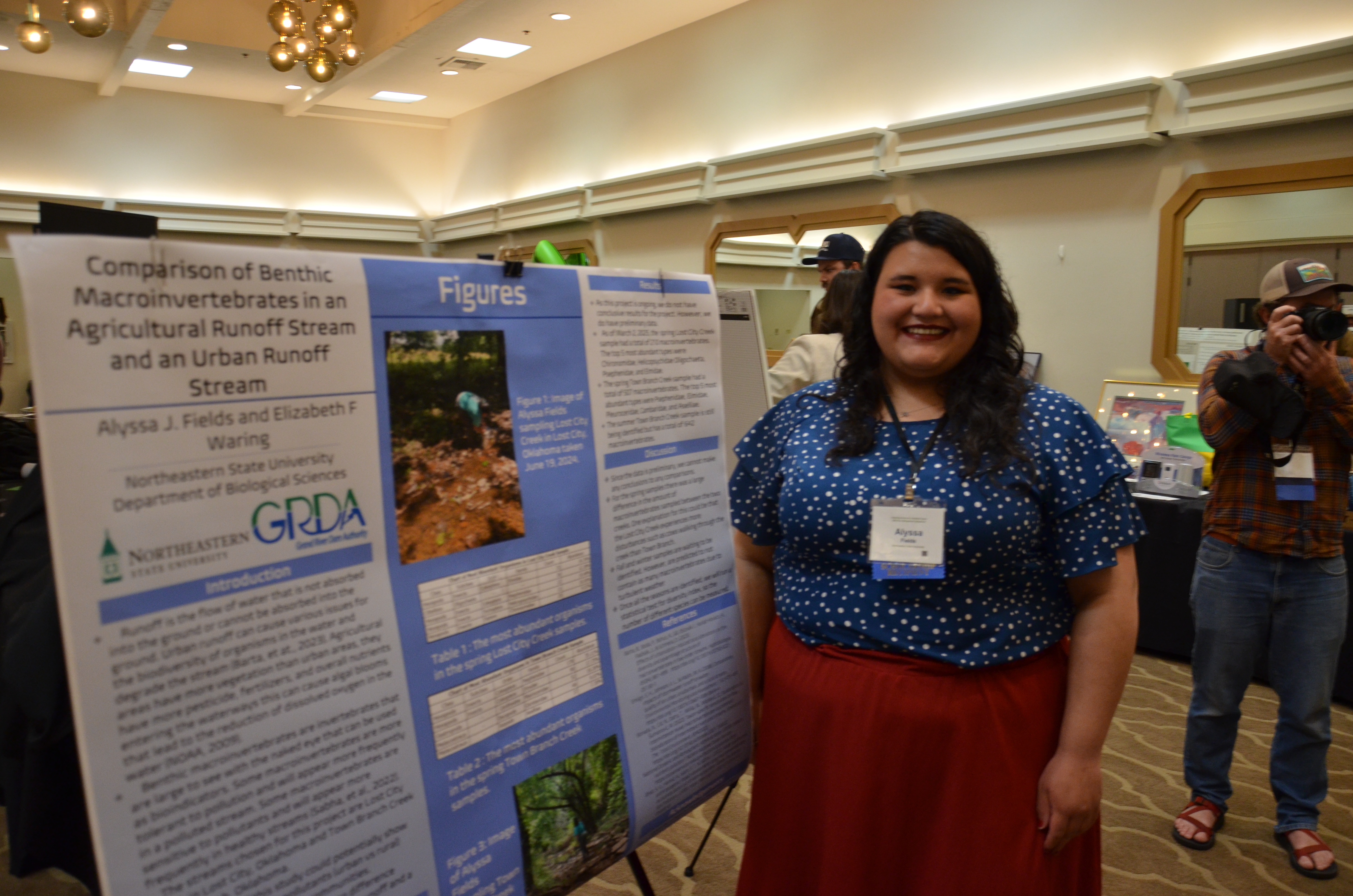 Poster Presentation. Photo by Bekah Price.