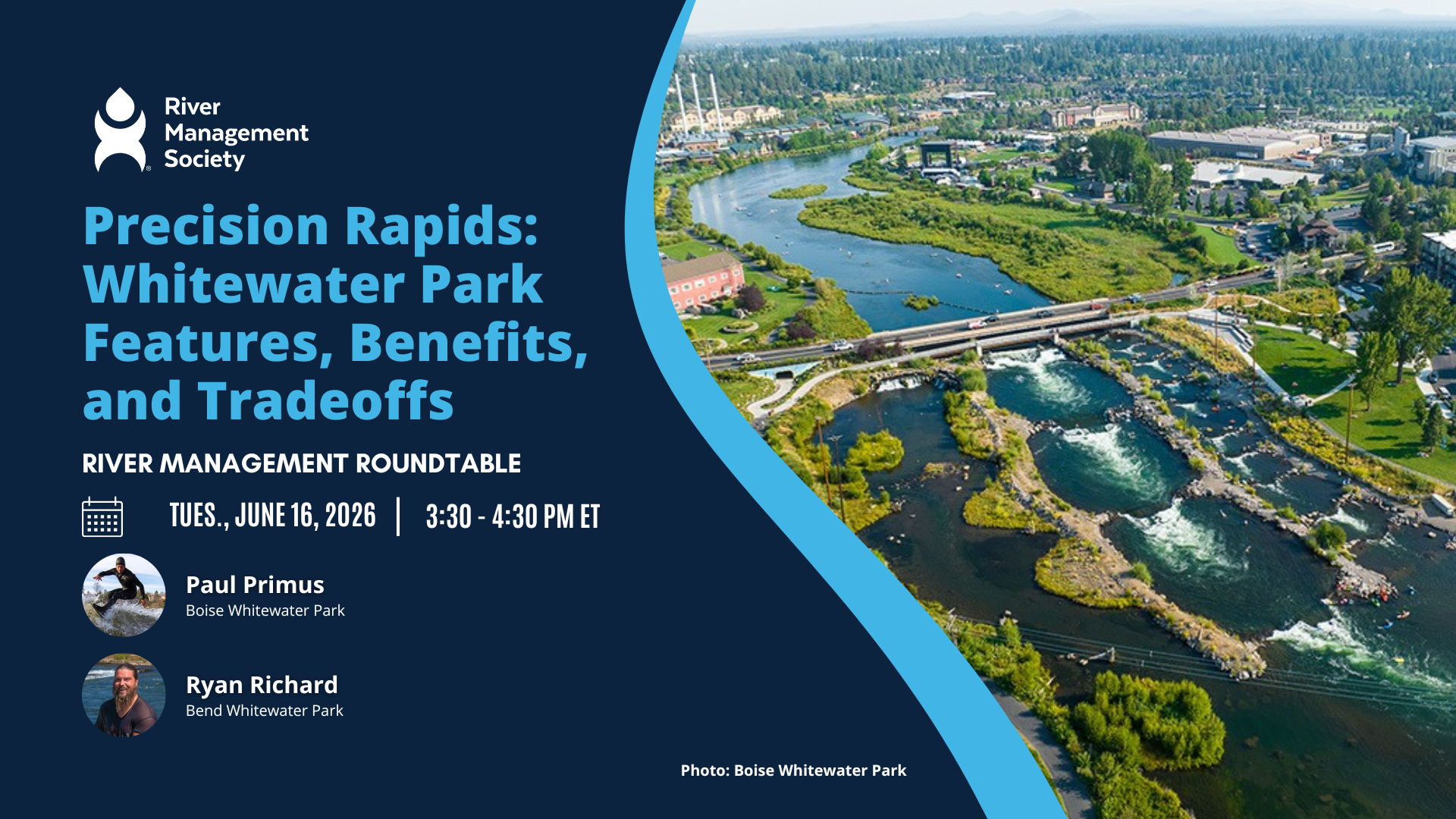 Whitewater Park Features, Benefits and Tradeoffs